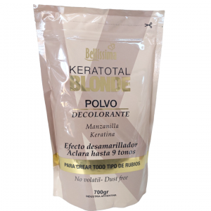 Polvo decolorante KERATOTAL BLONDE BELLISIMA 700g.