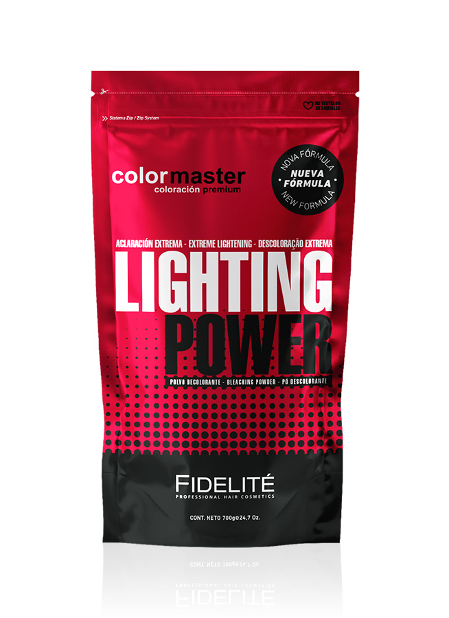 POLVO DECOLORANTE LIGHTING POWER 700g. Aclara hasta 7 tonos