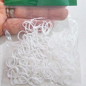 GOMILLAS PARA PEINADO BLANCAS