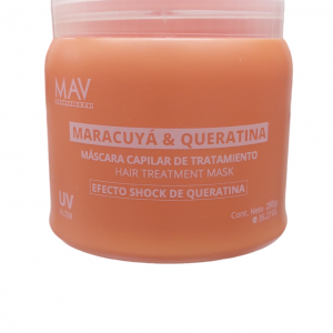 MASCARA EFECTO SHOK DE KERATINA . KERATINA Y MARACUYA - MAV