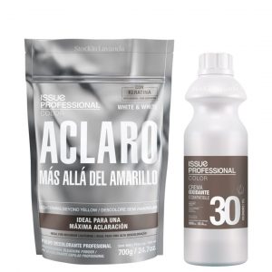DUO OXIDANTE 1LT + 1 POLVO DECO WHITE 700G.