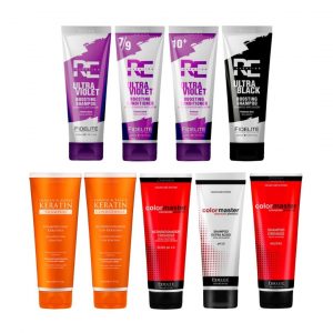 PACK X 9 TRATAMIENTOS EN POMO X230G. ( 1 DE CADA UNO COMO EN LA FOTO )