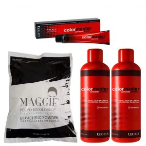 20 POMOS FIDELITE + 1 POLVO DECOLORANTE MAGGIE X700G + 1 REVELADOR 1LT ( DE STOK DEL MOMENTO)