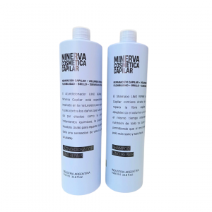 DUO MINERVA CAPILAR - SHAMPOO + ACONDICIONADOR 1LT CU. - LINO - NUEVA FORMULA
