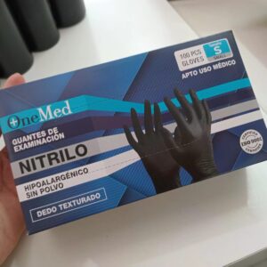 GUANTES NITRILO NEGRO