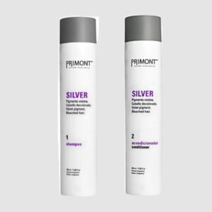 DUO SILVER VIOLETA- SHAMPOO 350CC + ACONDICIONADOR 350CC- PRIMONT