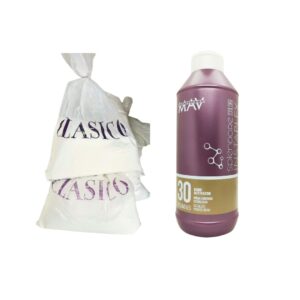 DUO DECO- 1 POLVO DECOLORANTE 700G( generico maggie) + 1 OXIDANTE 1LT MAV INSTA PLEX ( de stock en el momento)